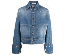 Jeansjacke mit Zierknöpfen