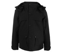 Rhodes logo-patch hooded jacket
