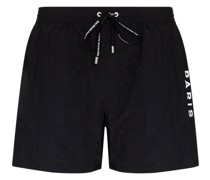 Badeshorts mit Logo-Print