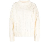 Pullover mit Zopfmuster