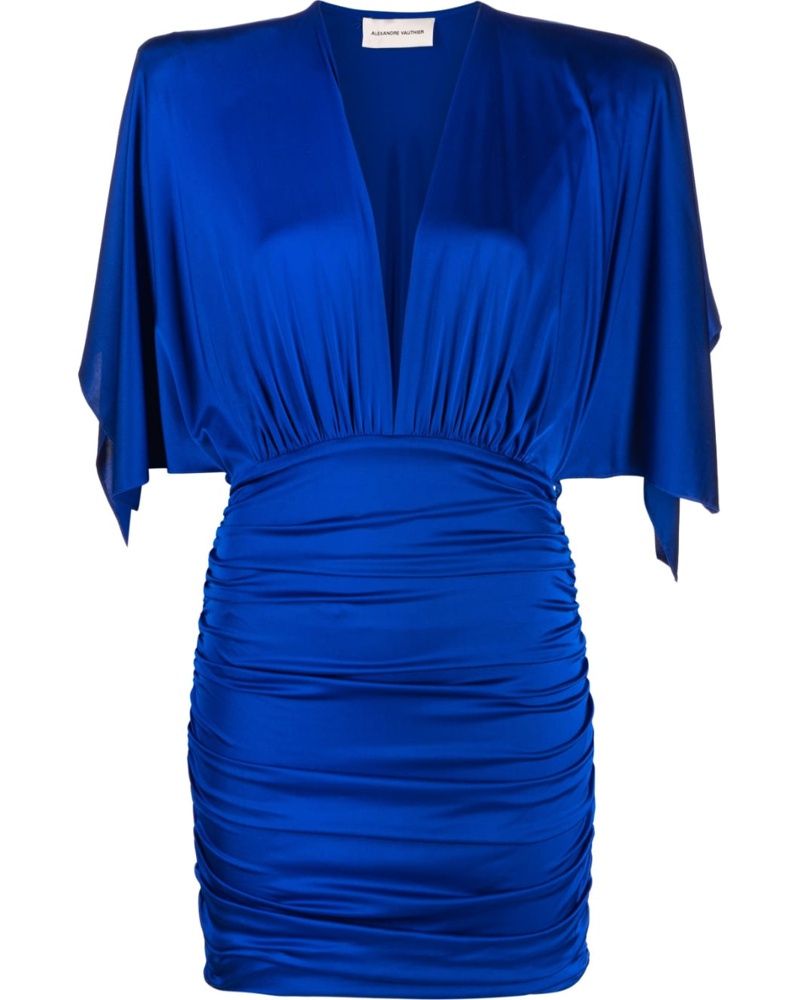 Alexandre Vauthier Damen Gerafftes Minikleid
