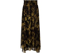 Maxikleid mit Watercolour Couture-Print