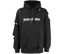 Hoodie im Distressed-Look