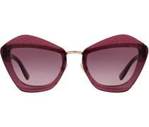 oversize-frame tinted sunglasses