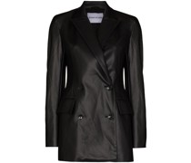 Blazer aus Faux-Leder