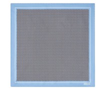 Geometrisch gemusterter Seidenschal