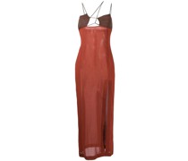 Semi-transparentes Maxikleid