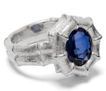 Bound Willow blue sapphire cocktail ring
