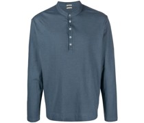 Klassisches Henley-Hemd