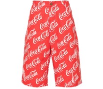 Shorts mit Coca-Cola-Print