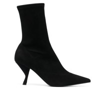 zip-up 95mm pointed boots