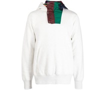 Hoodie in Colour-Block-Optik