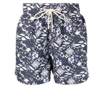 Badeshorts mit Blumen-Print
