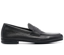 Penny-Loafer aus strukturiertem Leder