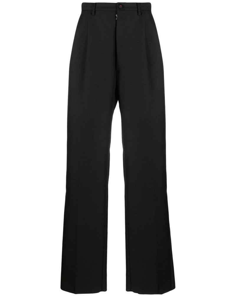 Maison Margiela Damen Straight-Leg-Hose mit hohem Bund