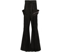 Dirt Slivered high-rise bootcut jeans