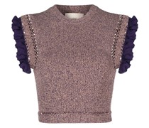 Gestricktes Cropped-Top