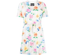 Minikleid mit V-Ausschnitt