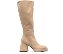 Stiefeletten mit Blockabsatz