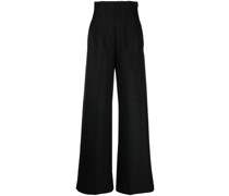 High-Waist-Hose mit weitem Bein