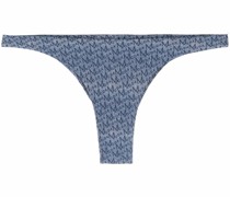 Bikinihöschen mit Logo-Print