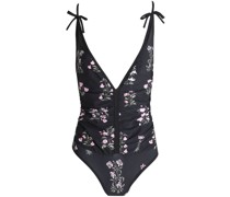 Badeanzug mit Blumen-Print