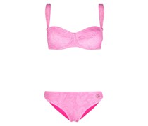 Balconette-Bikini mit Paisley-Print