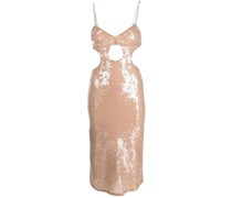 Paillettenkleid mit Cut-Outs