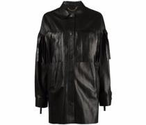 Jacke aus Leder
