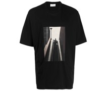 T-Shirt mit "Metal Concrete Neon"-Print