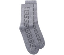 Socken mit Greca-Muster