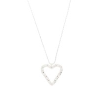 Heart Willow Halskette aus Sterlingsilber