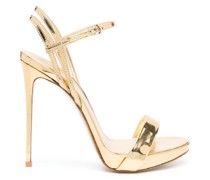 Sandalen aus Lackleder 120mm