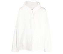 Hoodie mit offenem Saum