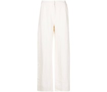 Taillenhose mit weitem Bein