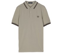 embroidered-logo cotton polo shirt