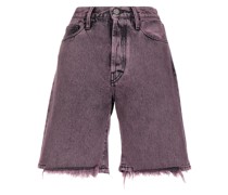 Ungesäumte Jeans-Shorts