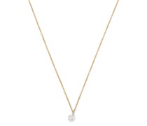 18kt Gelbgoldhalskette mit Diamanten