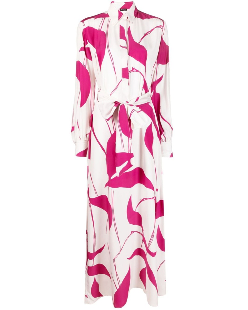 Kiton Damen Kleid mit grafischem Print