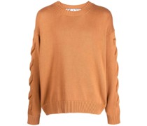Pullover mit diagonalen Streifen