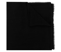 Strickschal mit ausgefranstem Saum