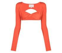 Gestricktes Cropped-Top