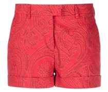 paisley-print tailored shorts