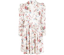 Minikleid mit Blumen-Print