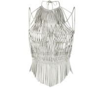 strappy-design sleeveless top