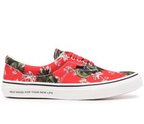 Sneakers mit Palmen-Print