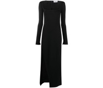 Maxikleid mit eckigem Ausschnitt