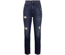 Jeans mit hohem Bund