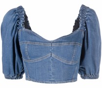 Cropped-Jeansbluse