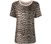 T-Shirt mit Leoparden-Print